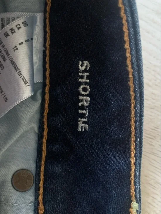 American Eagle Outfitters Dark Blue Denim Jean Shorts - Picture 8 of 11